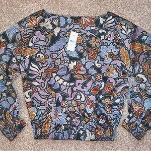 Ann Taylor Multicolor Floral Blouse